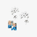 TXT SOOBIN - Earrings (Silver) [SOOBIN's Flower Shop Official MD]