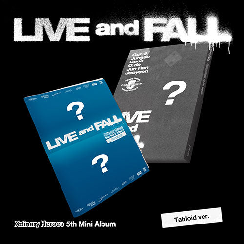 Xdinary Heroes - LIVE and FALL [5th Mini Album - Tabloid Ver.]