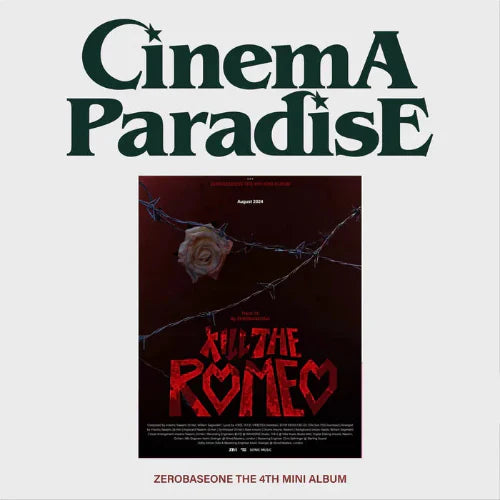 ZEROBASEONE - CINEMA PARADISE [4th Mini Album - ZEROSE Ver.]